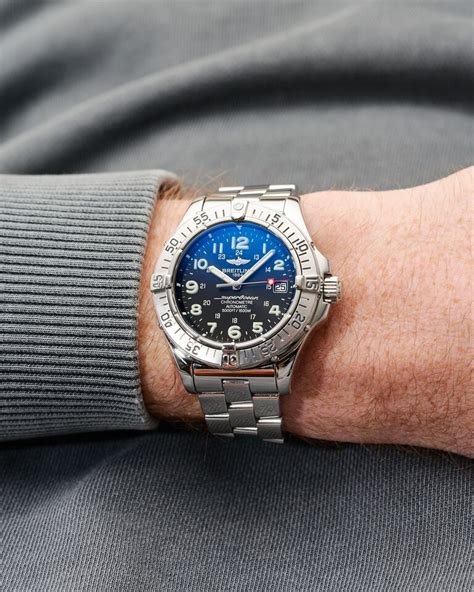 breitling superocean a17360 ebay